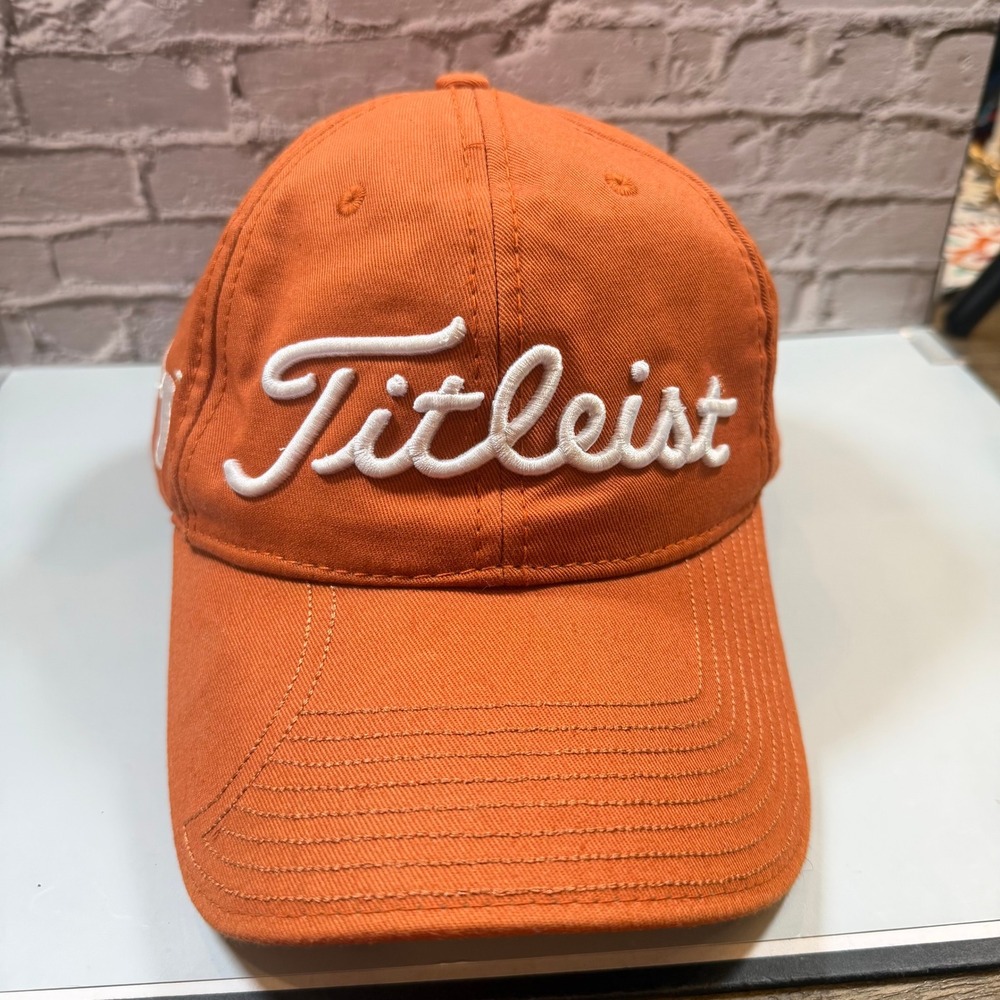 Titleist Texas Longhorns Golf Hat New Era Burnt Orange Strapback Athleisure NCAA